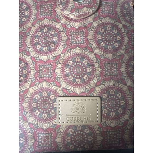 Corkcho Printed Pattern Small Cork Wallet Made In Portugal *New - Picture 2 of 4